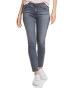 Ag Prima Mid-rise Skinny Ankle Jeans In Gray Light