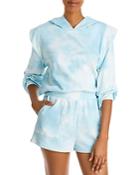 Aqua Tie-dye French Terry Hoodie - 100% Exclusive