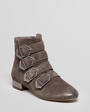 Sam Edelman Flat Booties - Nolan With Buckle Straps