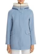 Herno Rib-knit Hooded Cashmere Coat - 100% Exclusive