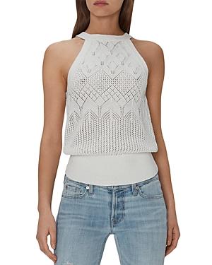 7 For All Mankind Pointelle Knit Tank