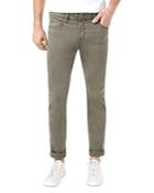 Liverpool Kingston Slim Straight Fit Jeans In Olive Night