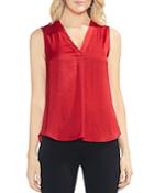 Vince Camuto Shirred High/low Tank