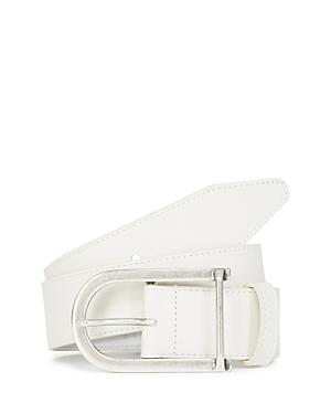 The Kooples Women's White Leather Belt
