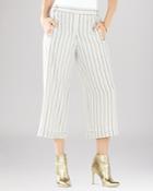 Bcbgmaxazria Raymond Pajama Stripe Culottes