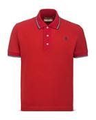 Bally Slim Fit Cotton Tipped Polo