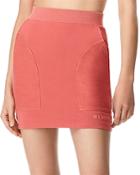 Herve By Herve Leger Paneled Terry Mini Skirt