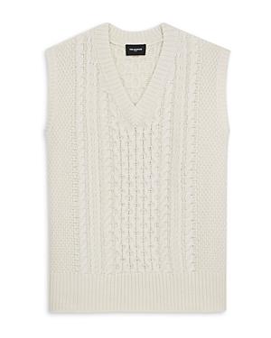 The Kooples Cable Knit Sweater Vest
