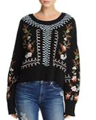 French Connection Bijou Floral-embroidered Sweater