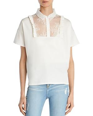 The Kooples Lace-inset Tee