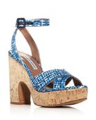 Tabitha Simmons Women's Elena Crisscross Platform Wedge Sandals - 100% Exclusive