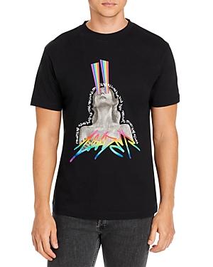 Marcelo Burlon Louder Reg Cotton Graphic Tee