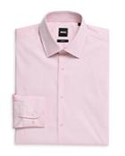 Boss Hank Kent Slim Fit Micro Print Dress Shirt