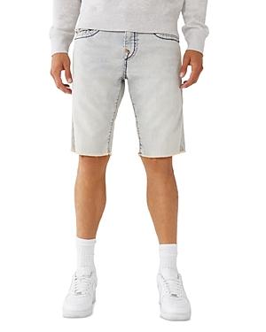 True Religion Ricky Flap Super T Shorts In Mercury Light Wash