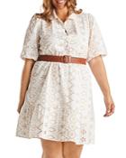 Estelle Plus Hamptons Cotton Belted Dress