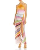 Missoni Crochet Multi Stripe Maxi Dress Swim Cover Up