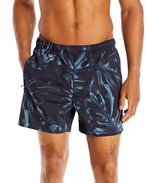 Theory Jace Palm Print Swim Shorts