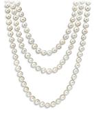 Aqua Freshwater Pearl Strand Necklace In Sterling Silver, 100 - 100% Exclusive