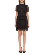 Ted Baker Layered Lace Skater Dress
