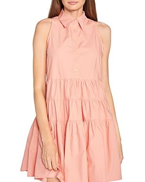 En Saison Poplin Mini Sleeveless Shirtdress
