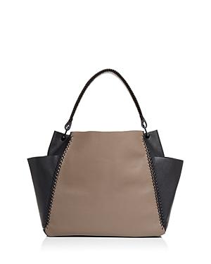 Callista Iconic Color Block Leather Shoulder Bag
