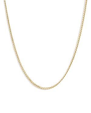 Zoe Chicco 14k Yellow Gold Curb Link Chain Necklace, 18