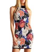 Ted Baker Lily Iii Cutout Back Knit Mini Dress