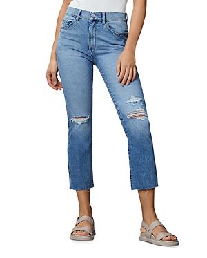 Dl1961 Patti Straight Vintage Jeans In Droplet Distressed