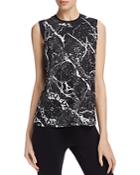 Work By Lovers And Friends Twisted Marble Print Tank