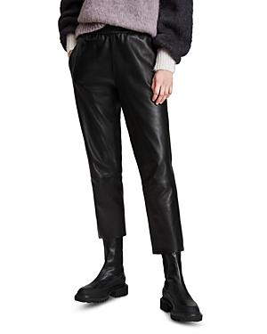 Allsaints Jen Leather Cropped Pants