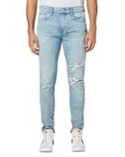 Hudson Zack Skinny Fit Distressed Jean In Light Plaster