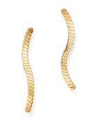 Bloomingdale's Curved Climber Earrings In 14k Yellow Gold - 100% Exclusive