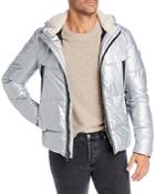 Michael Kors Metallic Puffer Jacket