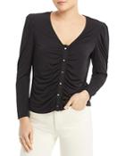 Single Thread Ruched Front Top