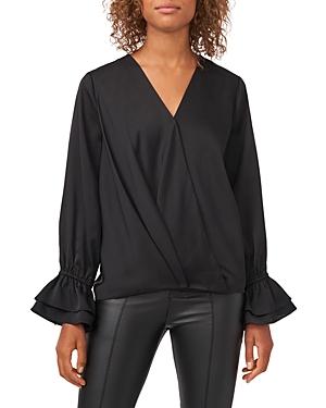 Vince Camuto Wrap Front Blouse