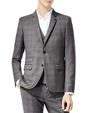 The Kooples Plaid Wool Blazer