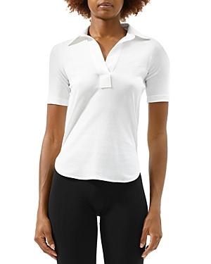 Helmut Lang Skinny Base Cotton Polo Shirt