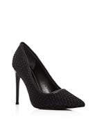 Kendall And Kylie Clara Woven Mesh Pointed Toe Pumps