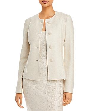 St. John Collarless Jacket