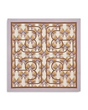 Tory Burch Deco Crane Geo Logo Scarf