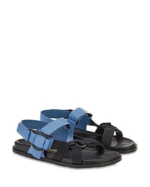 Salvatore Ferragamo Women's Aja Bicolor Strappy Slingback Flat Sandals