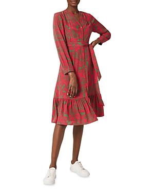 Hobbs London Clarisse Printed Midi Dress