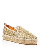 Charles By Charles David Sancha Glitter Espadrille Flats - Compare At $150