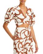 Rhode Cheryl Printed Crop Top