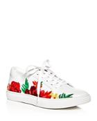 Kenneth Cole Kam Embroidered Lace Up Sneakers