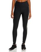 Aqua Side Stripe High Rise Leggings - 100% Exclusive