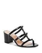 Valentino Garavani Women's Studded Strappy Mid Heel Slide Sandals