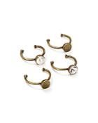 Marc Jacobs Cabochon Midi Rings, Set Of 4