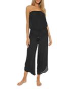Becca By Rebecca Virtue Wayfarer Strapless Cropped Cover Up Jumpsuit