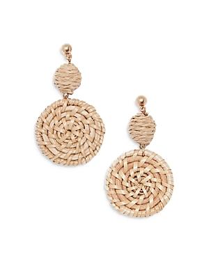Shashi St. Barths Woven Drop Earrings